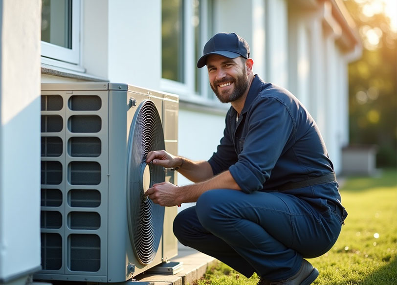 Instalación aerotermia Domusa en Chueca de Toledo